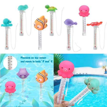 AquaTemp™ - Thermomètre Flottant avec Figurine pour Piscine