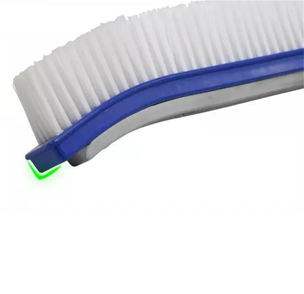 Brosse de Nettoyage pour Parois de Piscine avec Renfort en Aluminium