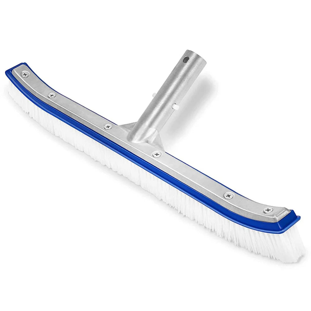 Brosse de Nettoyage pour Parois de Piscine avec Renfort en Aluminium