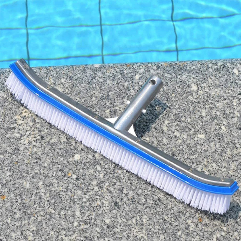 Brosse de Nettoyage pour Parois de Piscine avec Renfort en Aluminium